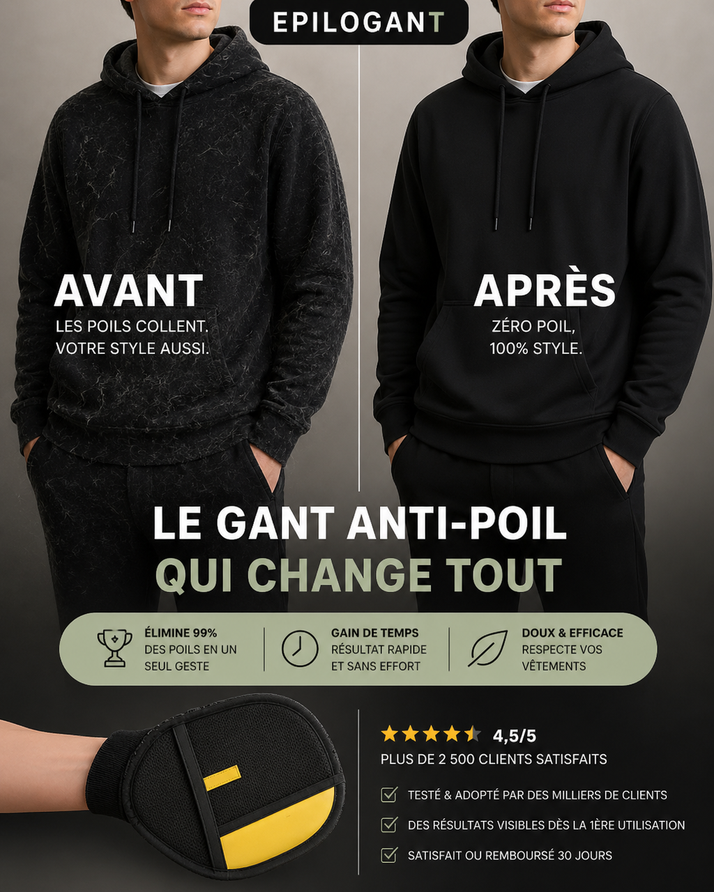 Gant Anti-Poils Épilogant™